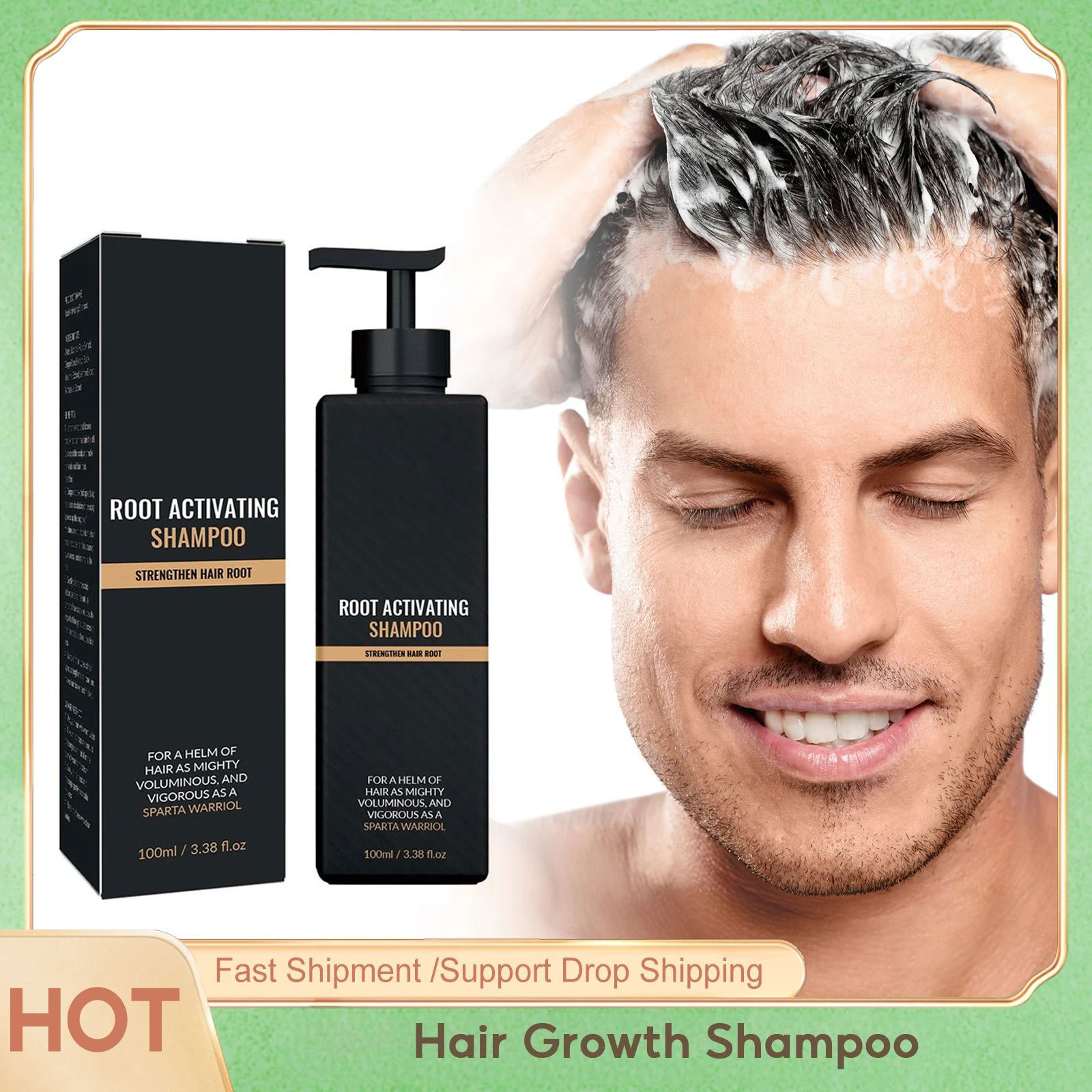 高速育毛のためのシャンプー修復栄養根抗脱毛シャンプー髪の質感 - Hair Care Organic のレビューと価格