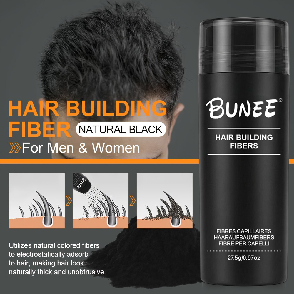 BUNEEヘアファイバー 27.5g：男性用自然な増毛ファイ - Hair Care Products のレビューと価格