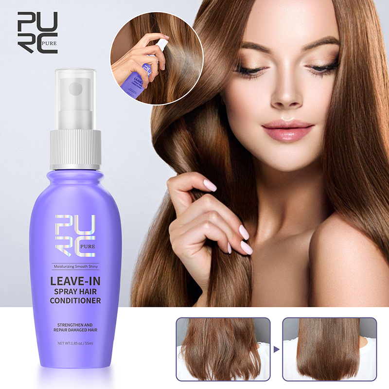 PURC-髪用スプレー,ココナッツオイル,傷んだ縮れ,滑らか - Hair Care Organic のレビューと価格