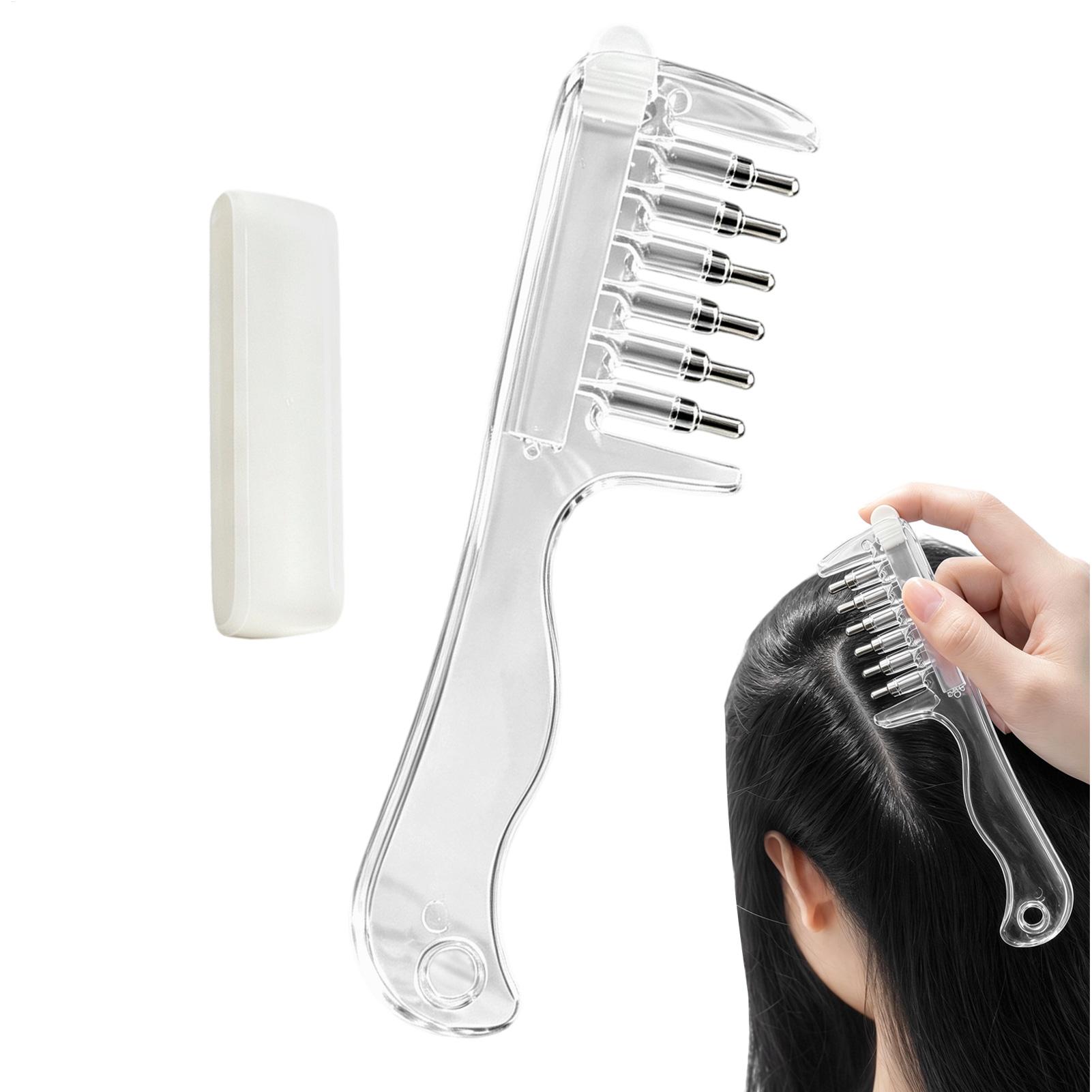 1個入り、携帯用透明ヘアルートコーム、液体塗布用ガイド、頭皮 - Hair Care Lotion のレビューと価格