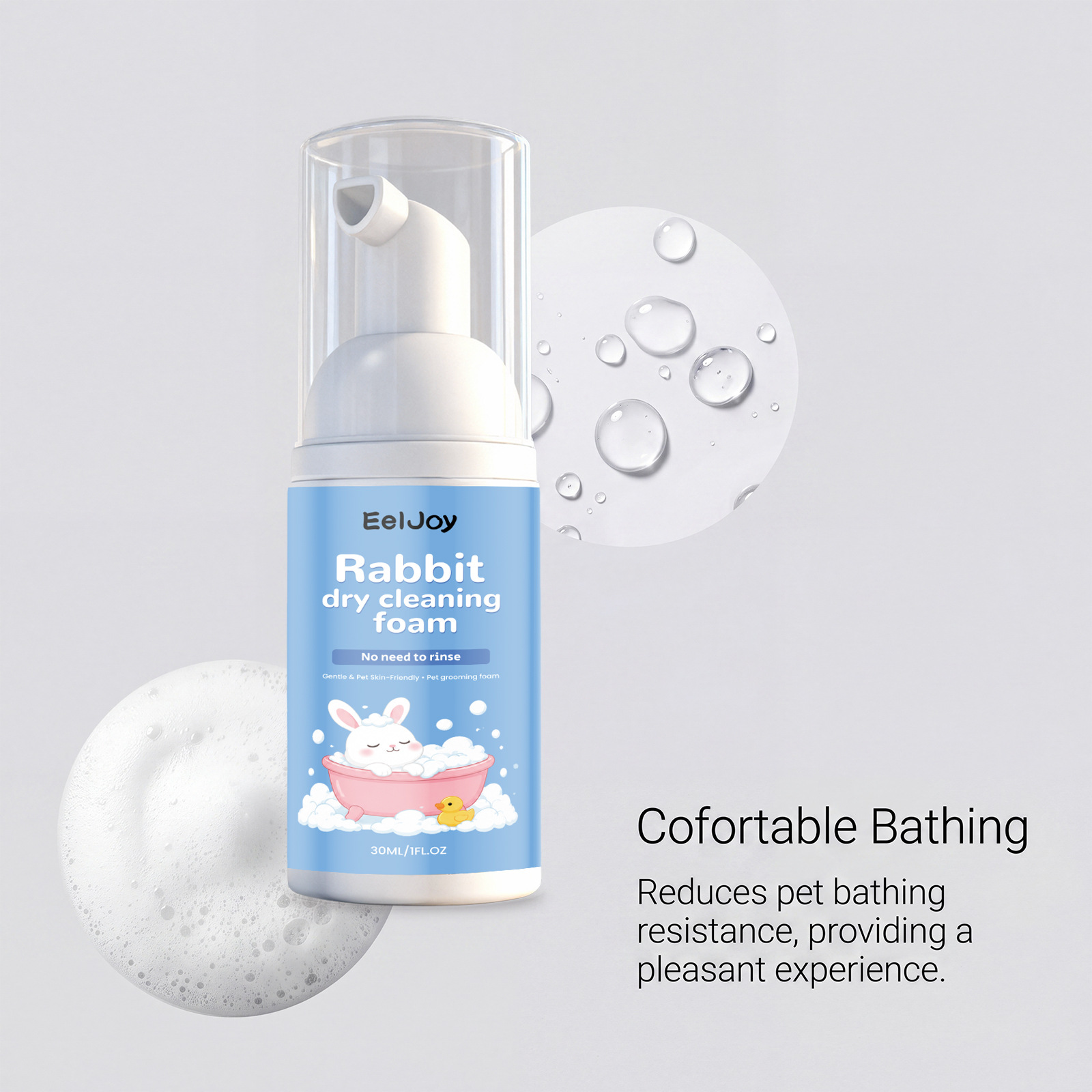 天然成分配合のペット用洗浄ムース、ディープモイスチャーヘアケ - Hair Care Natural Ingredients のレビューと価格