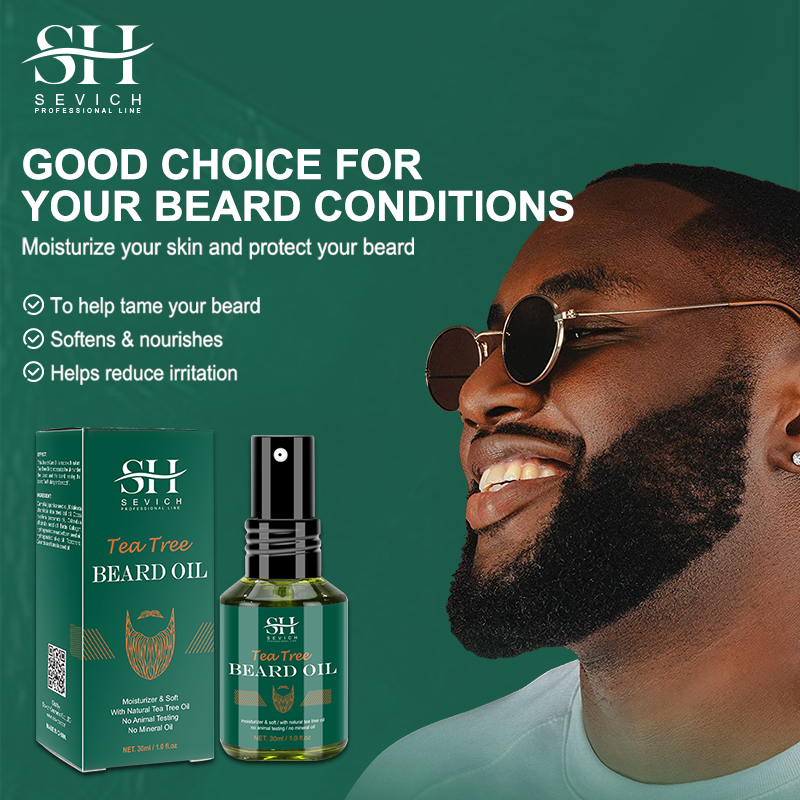 ティーツリーひげオイルセット男性のための天然純粋な植物エキス - Hair Care Organic のレビューと価格