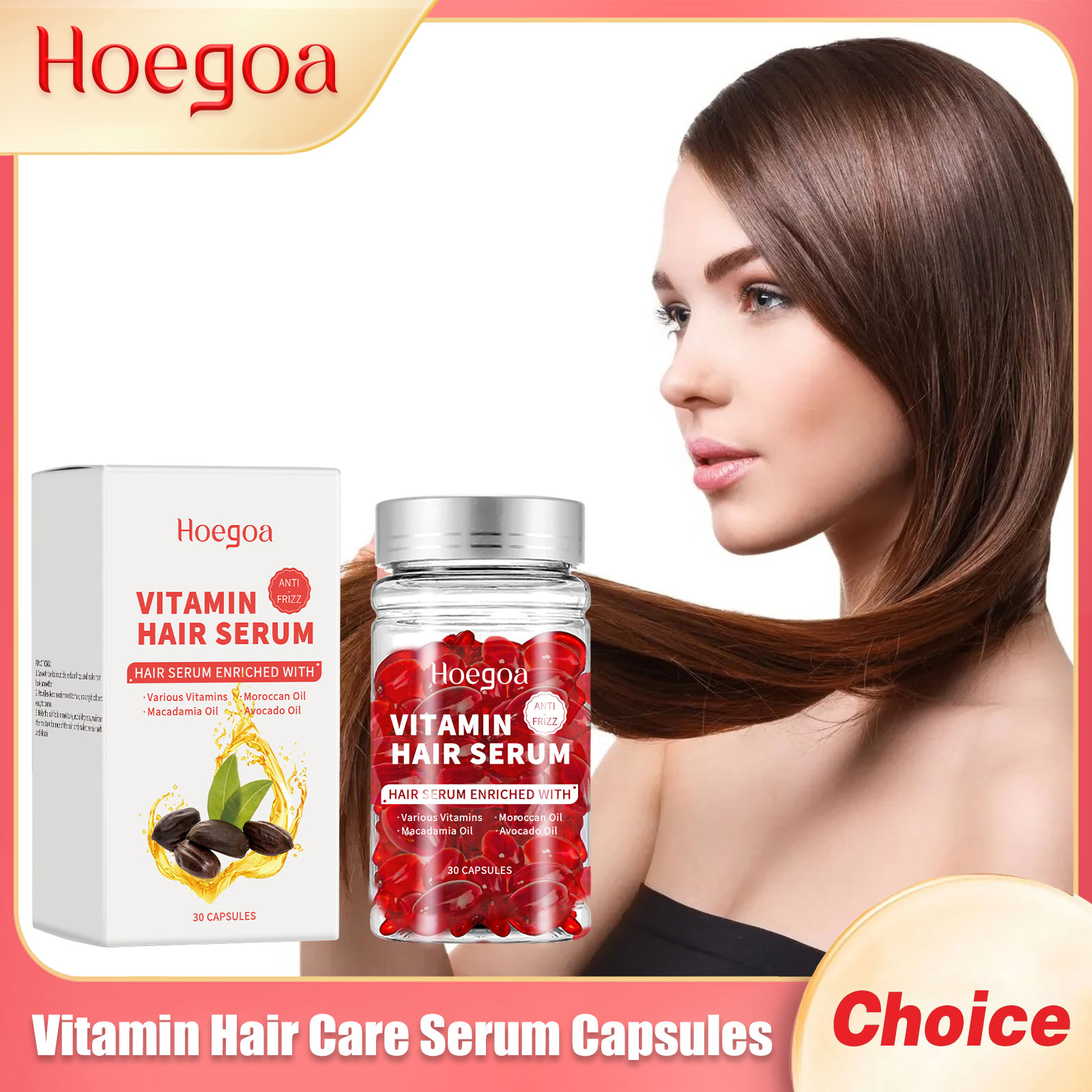 ビタミン ヘアケア セラム カプセル 再成長促進 オイルコン - Hair Care Products のレビューと価格